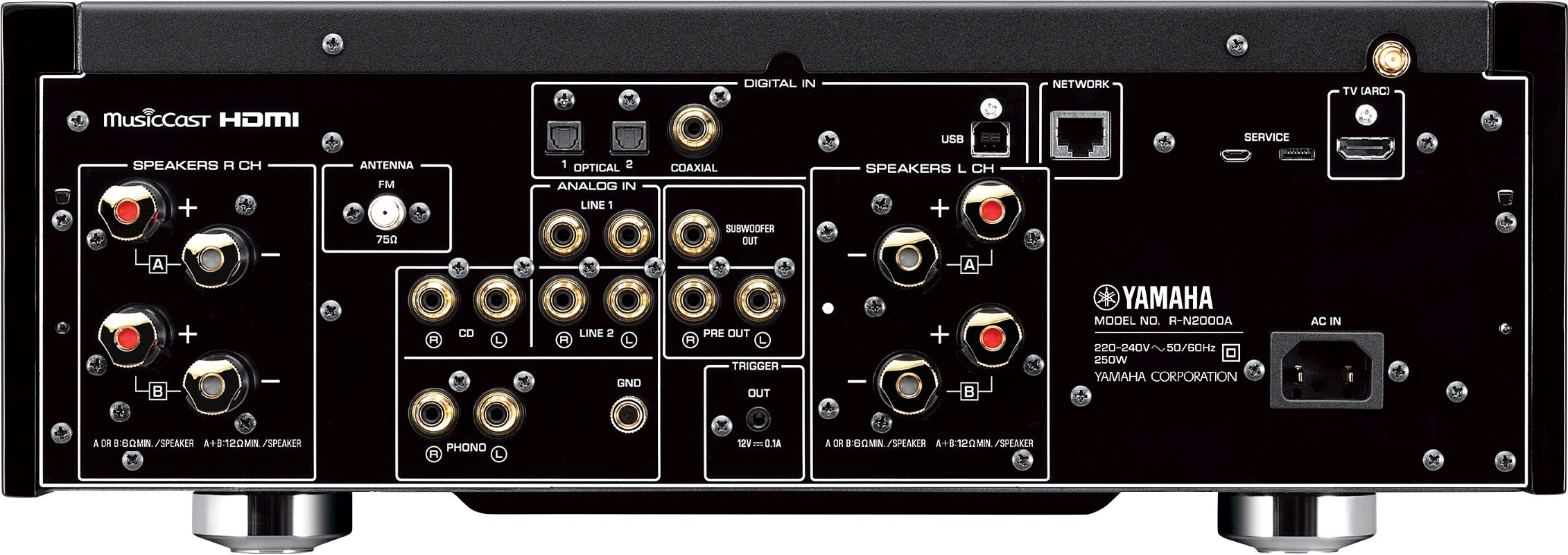 Yamaha R-N2000A (ampli connecté) – Image 8